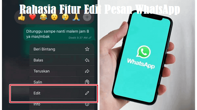 Rahasia Fitur Edit Pesan WhatsApp